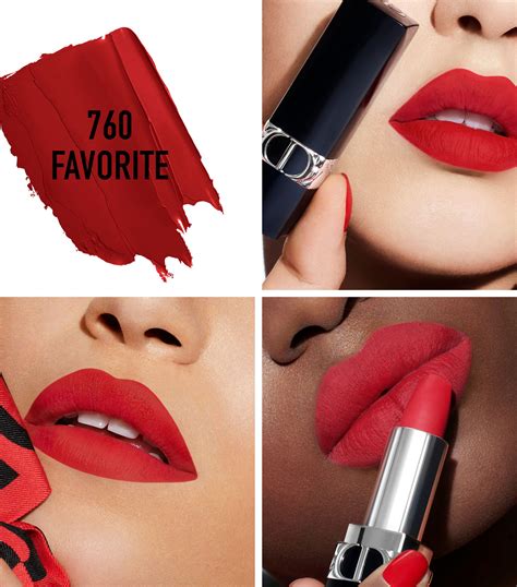 Dior Red Rouge Dior Couture Colour Velvet Matte Refillable Lipstick