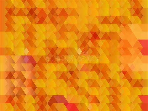 Abstract Orange Geometric Background Stock Vector Illustration Of