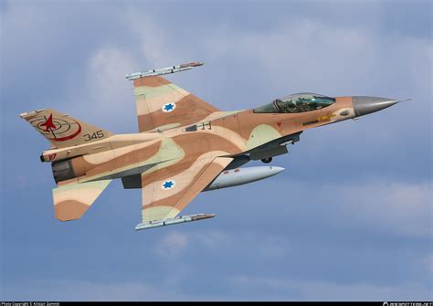 345 Israel Air Force General Dynamics F 16c Barak 401 Photo By