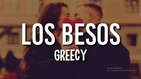Los Besos Greeicy Letra Lyrics Youtube