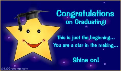 Happy Graduation And Best Wishes Glitter Graduation Congratulations