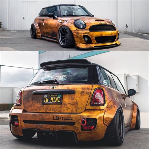 Liberty Walk Mini Cooper By Ltmw And Wrapped In Custom Graphic By