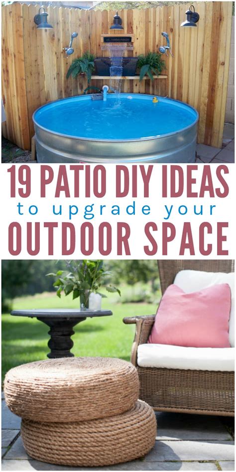 19 Patio Diy Ideas To Upgrade Your Outdoor Space
