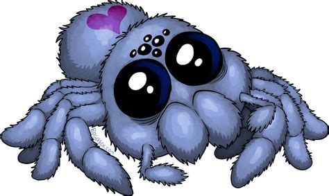 Cute Blue Spider Stickers By Bogleech Redbubble