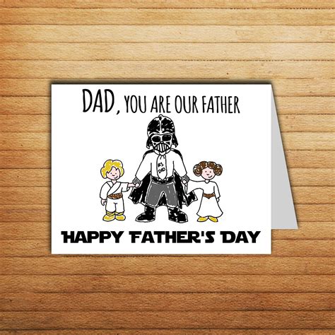 Star Wars Fathers Day Card Ideas