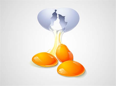 Cracked Egg Vector Vector Art And Graphics