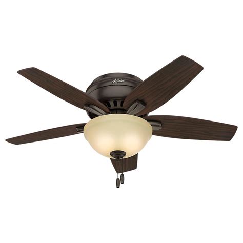 A noisy ceiling fan is one of the worst household annoyances. Hunter Newsome 42 in. Indoor Low Profile Premier Bronze ...