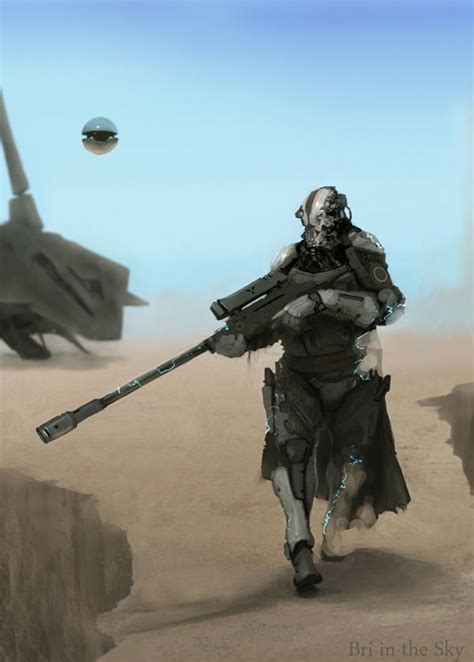 Sniper Sci Fi Concept Art Sci Fi Concept Art