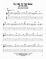 Fly Me To The Moon (In Other Words) Sheet Music | Guitar tabs songs ...
