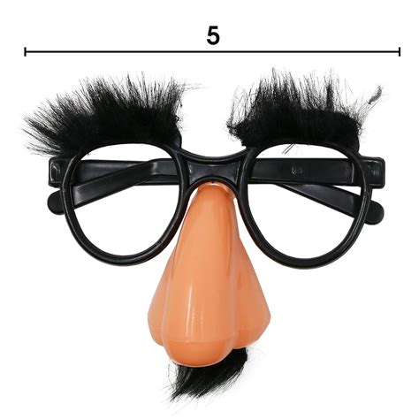 Nose And Glasses Disguise Deluxe Disguise Glasses Archie Mcphee And Co Closeup Of A Pair Of