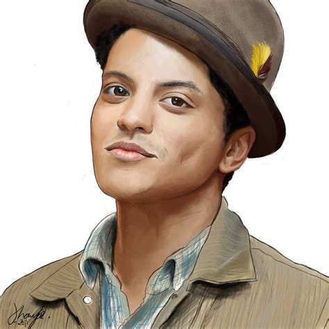 Bruno Mars Digital Painting By Echosei On Deviantart