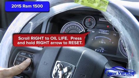 Read this to learn how. 2015 Ram 1500 Oil Light Reset / Service Light Reset - YouTube