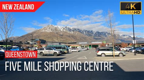 Five Mile Shopping Centre Queenstown New Zealand 4k Walking Tour