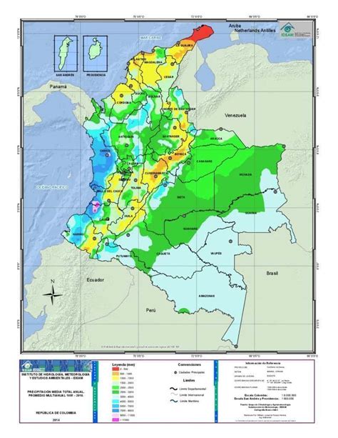El Clima De Colombia A Través De Los Mapas Geografía Infinita