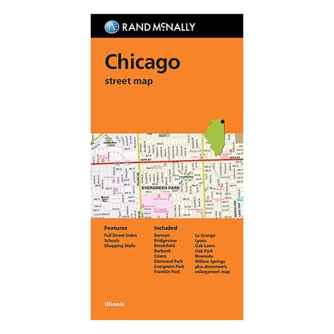 Rand Mcnally Chicago Il Street Map Geographia Maps