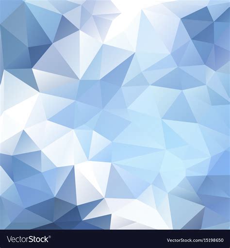 Light Blue Polygonal Background Royalty Free Vector Image