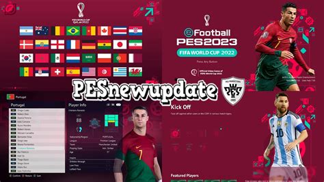Pes 2021 Menu World Cup 2022 By Pesnewupdate Youtube