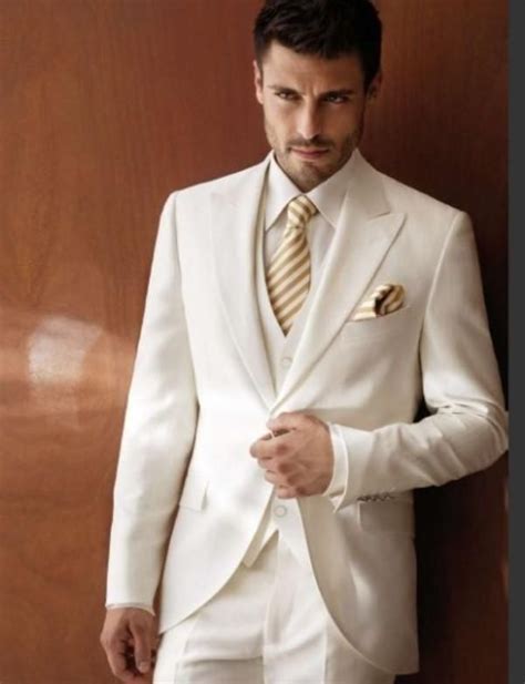 Latest Coat Pant Designs Ivory Formal Groom Best Man Custom Slim Fit Wedding Suits For Men Peake