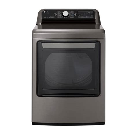 Lg 73 Cu Ft Ultra Large Graphite Steel Smart Gas Vented Dryer With