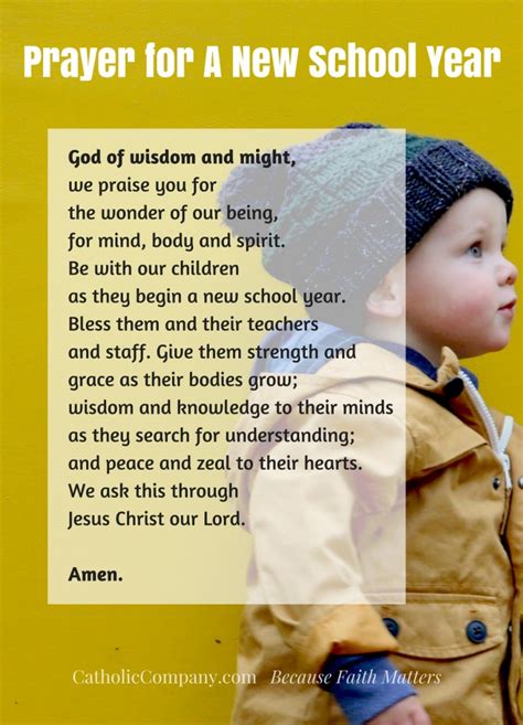 Prayers For Your Children As They Begin A New School Year