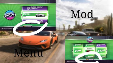 Easy Mod Menu In Forza Horizon 5 Youtube
