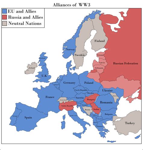 alliances of ww3 in europe r imaginarymaps