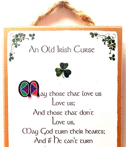 Irish Blessing Plaque Curse