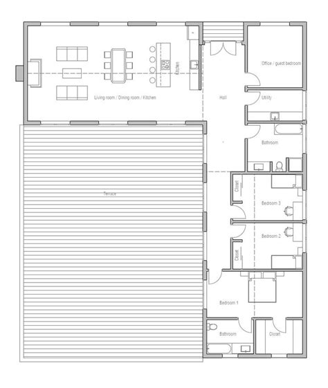 Collection by dahlia b • last updated 7 weeks ago. Image result for l shaped single story house plans | House ...