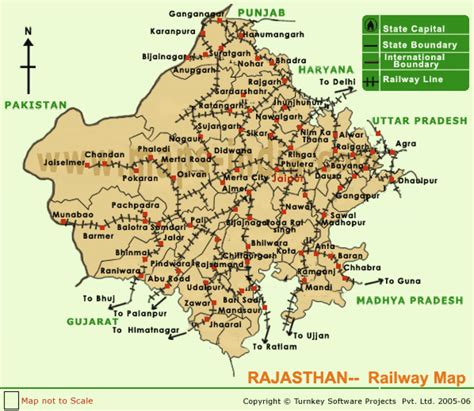 Rajasthan Map Political And Administrative Map Of Raj