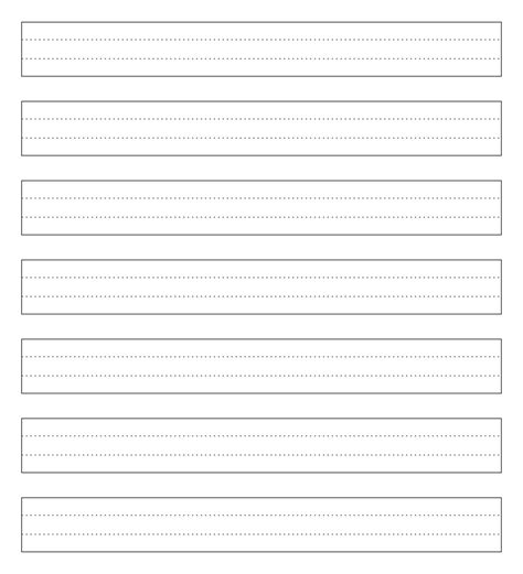 10 Best Standard Printable Lined Writing Paper