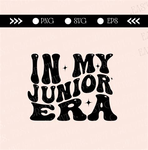 In My Junior Era Svg Png Class Of 2024 2025 Svg Junior Etsy