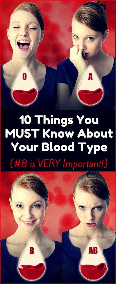 10 Things You Need To Know About Your Blood Type Wellness Heal