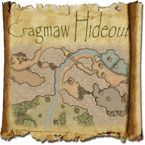 Cragmaw Hideout Map Printable
