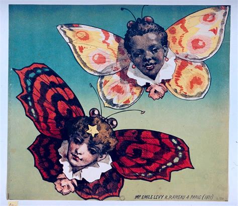 Femmes Papillons Ca 1871 Double M Flickr