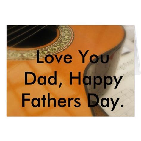 Choose from funny father's day cards in a big size for the jokester dad to trendy cards for the hipster dad and everything in between. Guitar Fathers Day Card | Custom holiday card, Father holiday, Happy fathers day