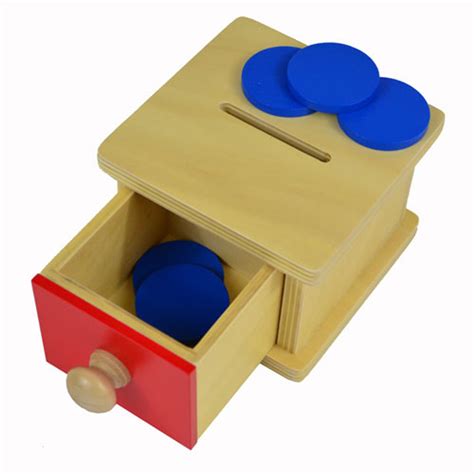 Coin Box Montessori Toys Thinkamajigs
