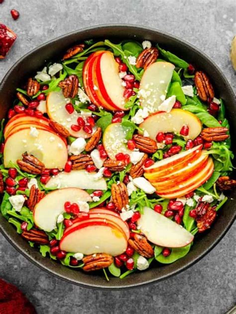 Apple Pomegranate Salad Recipe Kim Schob