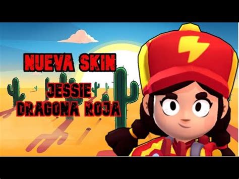 We're a community of creatives sharing everything minecraft! JESSIE DRAGONA ROJA (nueva skin) Brawl Stars. - YouTube
