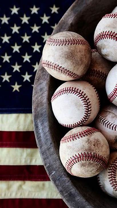 Baseball Flag Iphone American Cool Wallpapers Sports