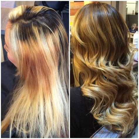 Anything that lightens your hair (and has bleach in) has taken the colour how do you remove blonde hair dye? COLOR CORRECTION: Fixing a Box Fix Fail | Color correction ...
