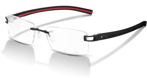 FOLD RIMLESS Black Elastomer frame glasses 7644-006 | TAG Heuer | Glasses, Mens glasses, Swiss ...