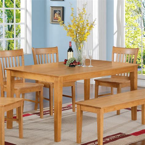 Here, you can find stylish outdoor lounge chairs that cost less than you thought possible. East West Furniture Capri Solid Wood Top Rectangular Dining Table - Walmart.com - Walmart.com
