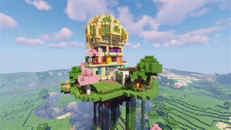 Crazy Sculpture Cool Mansion Minecraft Build Minecraft Map