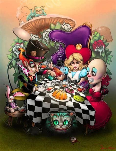 Crazy Alice Alice In Wonderland Illustrations Alice And Wonderland
