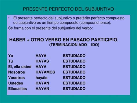 Oraciones Con El Presente Perfecto Oraciones En Presente Perfecto