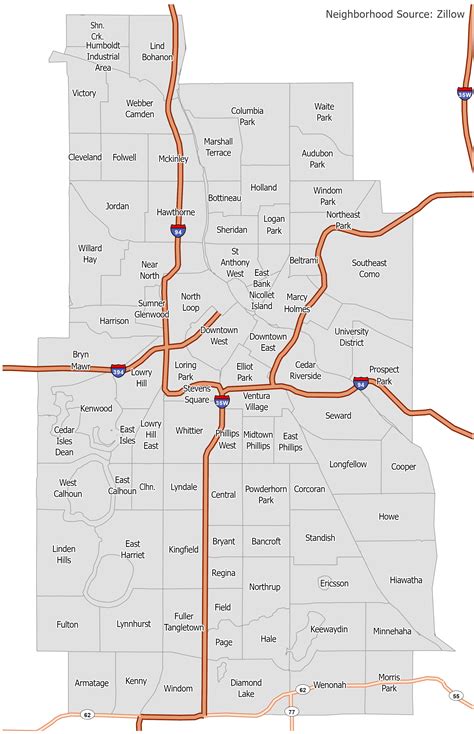 Minneapolis Neighborhood Map Gis Geography