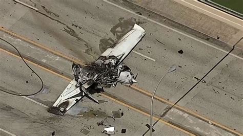 Small Plane Crashes Into Florida Bridge Killing One Person And