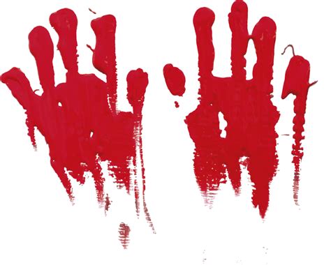 Bloody Hand Print Png Png Image Collection