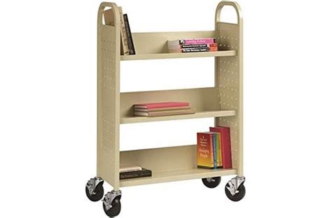 Top 10 Best Rolling Library Book Carts On Wheels Reviews In 2020 Book