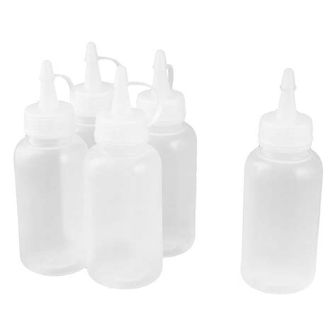 Kitchenware Plastic Squeeze Squirt Condiment Bottle Oil Nozzle With Cap